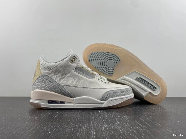 Cheap TBK Craft Jordan 3 FJ9479-100 Air Ivory 0725
